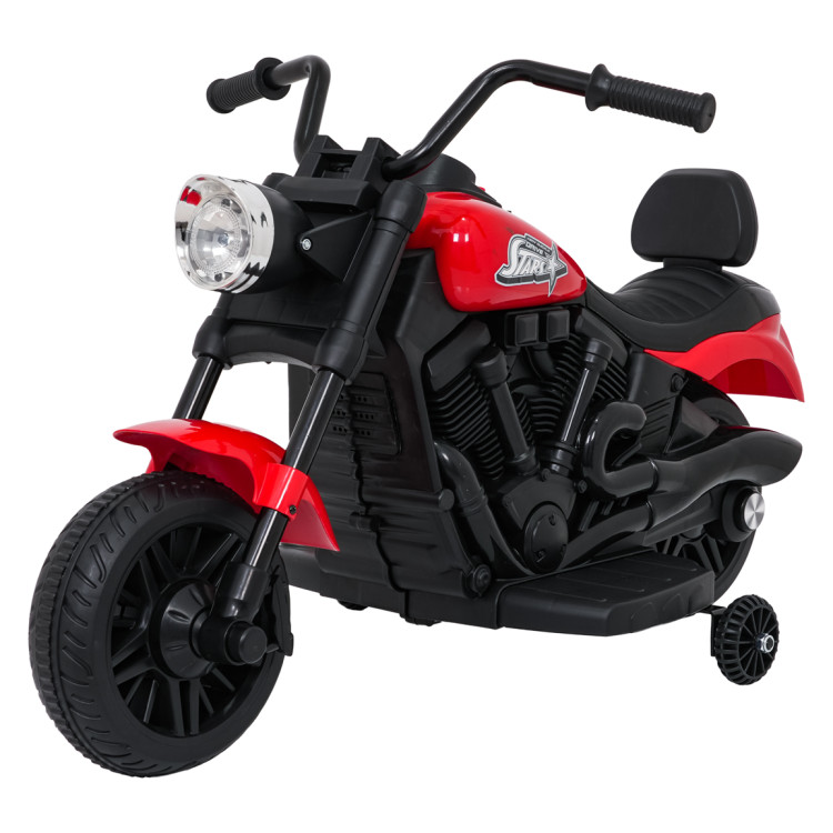 Elektrická motorka STAR - červená